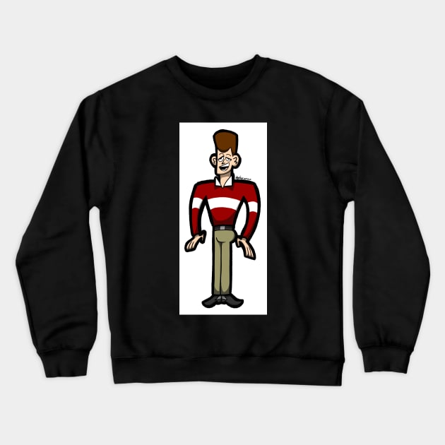 Clone High - JFK Crewneck Sweatshirt by AussieDrawzz